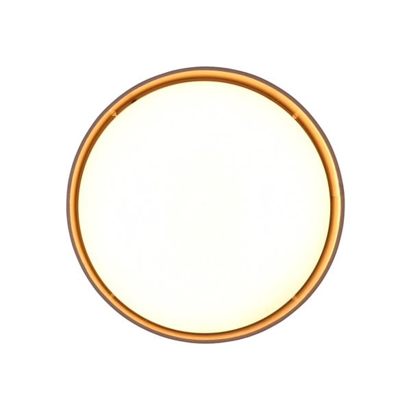 Gaiši brūna LED griestu lampa ø 30 cm Locarno – Reality-image-2