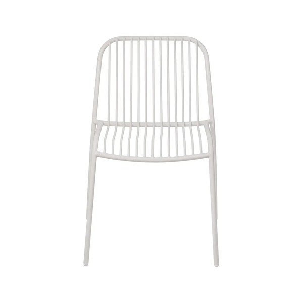 Gaiši pelēks metāla dārza krēsls Yua Wire – Blomus-image-2