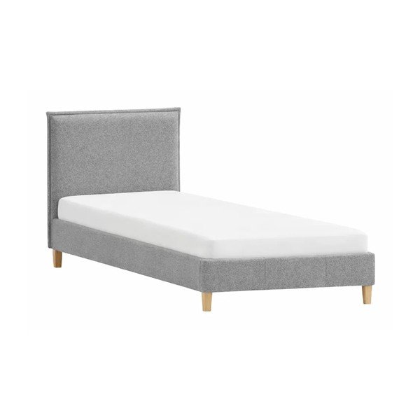 Polsterēta vienvietīga gulta ar redelēm 90x200 cm Tina – Ropez