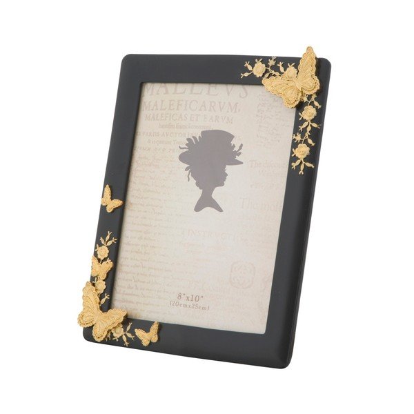 Dzeltens fotorāmis sveķu rāmī Mauro Ferretti Glam, 20 x 25 cm