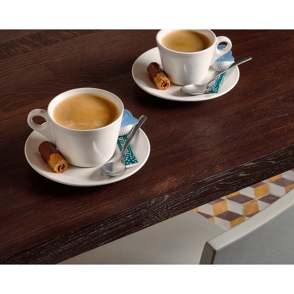 Balta kapučīno porcelāna tasīte 160 ml Barista – BonBistro-image-2
