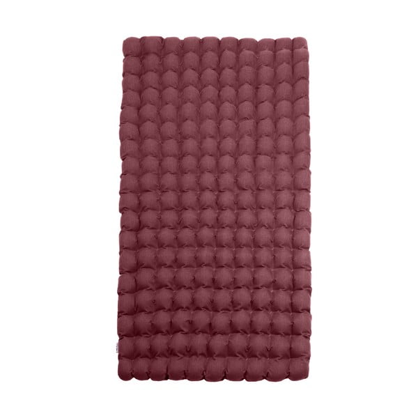 Sarkani violets relaksējošs masāžas matracis Linda Vrňáková Bubbles, 110 x 200 cm