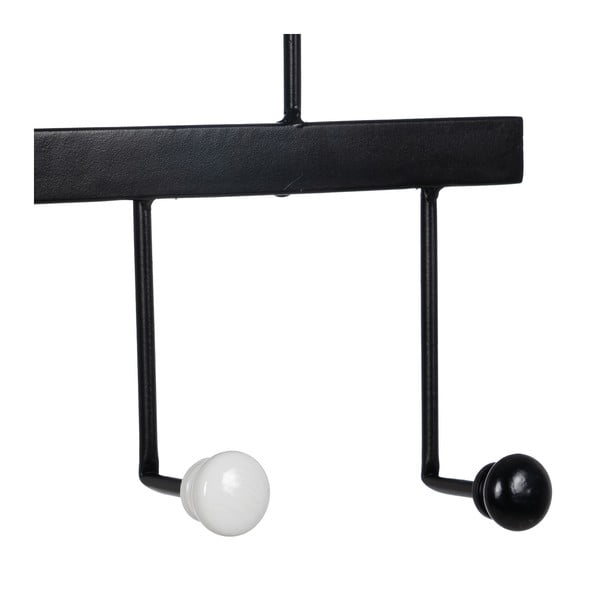 Melns metāla sienas pakaramais – Ixia-image-4