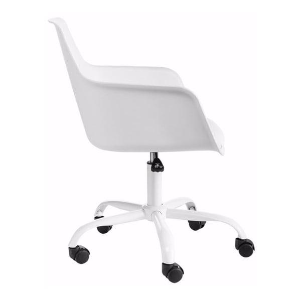 Balts regulējams biroja krēsls Støraa Leslie-image-3