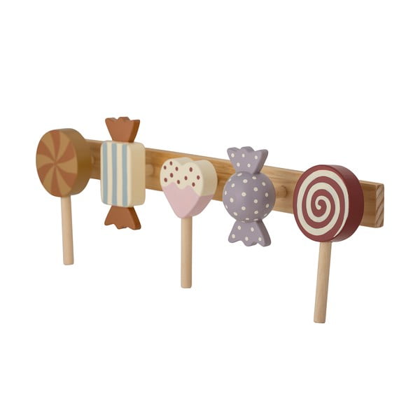 Priedes koka sienas pakaramais bērniem Rudy – Bloomingville Mini-image-3