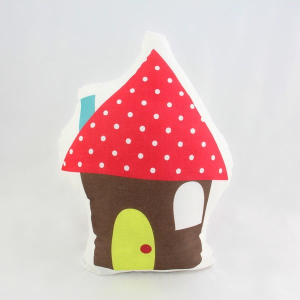 Kokvilnas bērnu spilvens Mr. Fox Happy Homes 40 x 30 cm-image-1