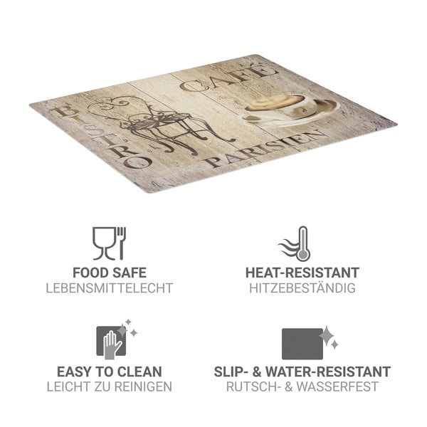 Plīts aizsargplāksne no PVC 60x52 cm Bistro – Wenko-image-4