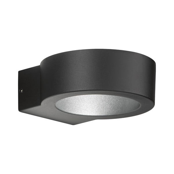 Melna LED sienas lampa Torres – Fischer & Honsel