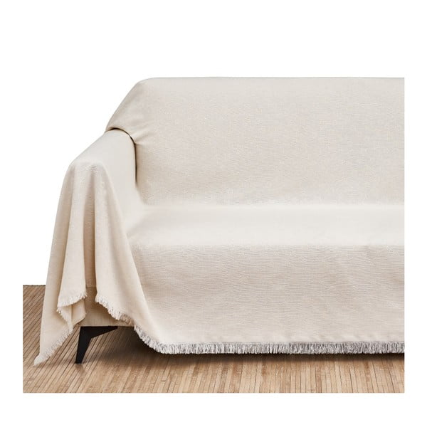 Krēmkrāsas gultas pārklājs divguļamai gultai 180x290 cm Star – Casa Selección