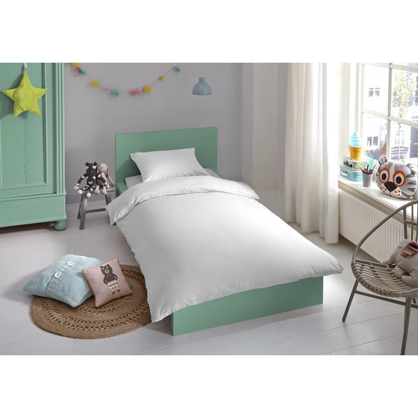 Kokvilnas bērnu gultas veļa vienvietīgai gultai 100x135 cm – Good Morning-image-2