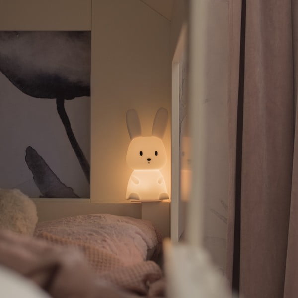 Balta LED bērnu naktslampiņa Bunny – Star Trading-image-1