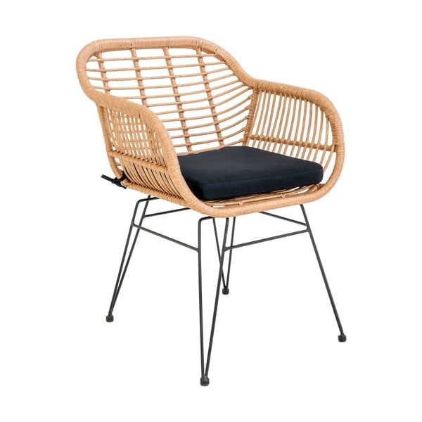 2 mākslīgās rotangpalmas dārza krēslu komplekts House Nordic Trieste-image-1