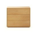 Zema kumode ozolkoka imitāciju dabīgā tonī 90x75 cm Abilen – Kave Home