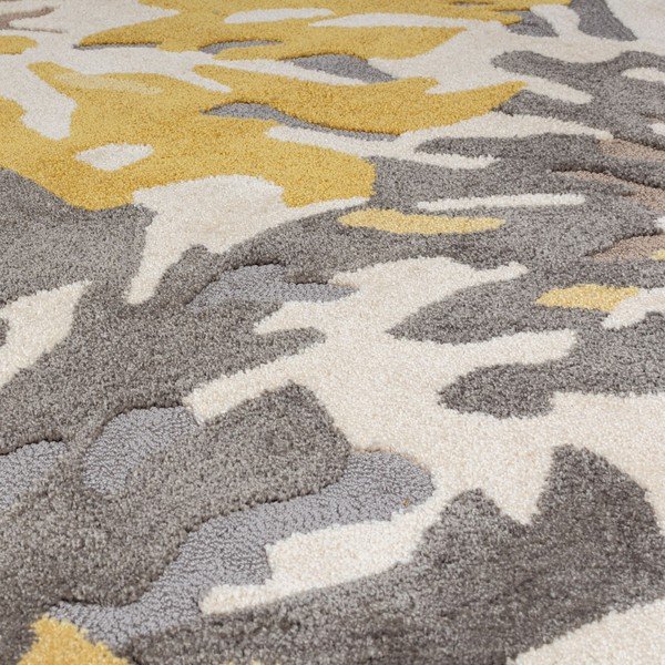 Pelēki dzeltens paklājs Flair Rugs Soft Floral, 160 x 230 cm-image-2