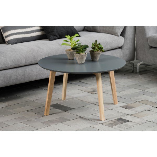 Actona Molina pelēks kafijas galdiņš, ⌀ 50 cm-image-2