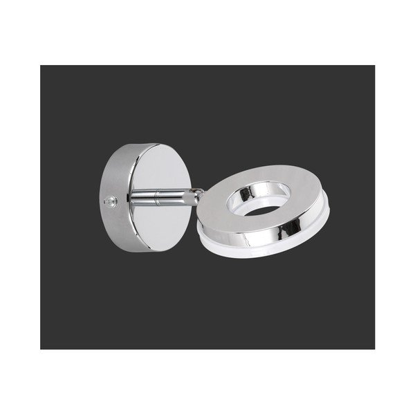 LED sienas lampa sudraba krāsā Trio Rennes-image-1