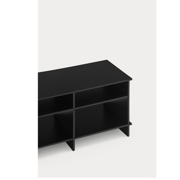 Melns TV galdiņš 180x50x40 cm Inari – Teulat-image-4