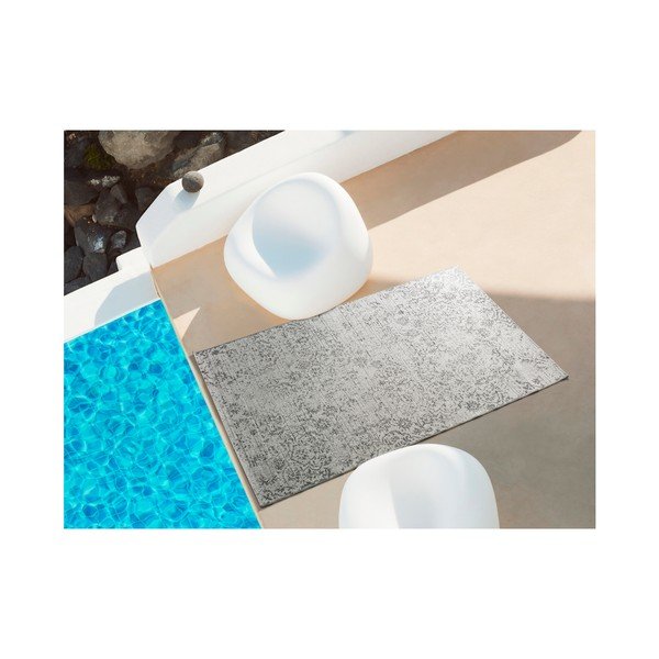 Pelēks un bēšs āra paklājs Universal Weave Kalimo, 130 x 190 cm-image-2