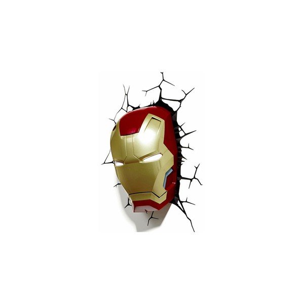Bērnu 3D sienas lampas IronMan-image-1