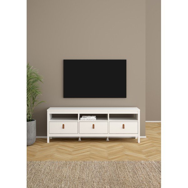 Balts TV galdiņš 151x54 cm Madrid – Tvilum-image-1