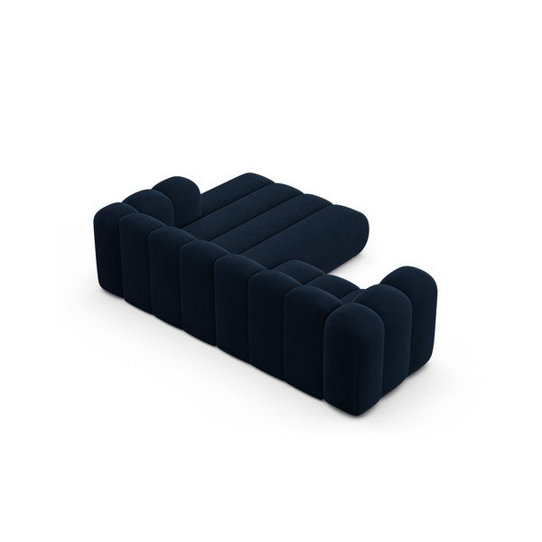 Tumši zils stūra dīvāns (ar labo stūri) Lupine – Micadoni Home-image-3