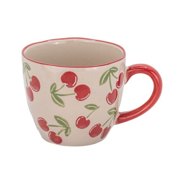 Bēša keramikas krūze 250 ml Cherries – Sass & Belle