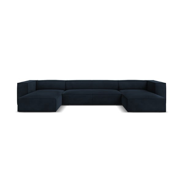 Tumši zils stūra dīvāns (U veida) Madame – Windsor & Co Sofas