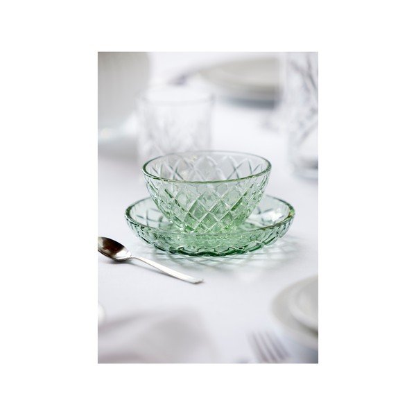 Zaļas stikla bļodiņas (4 gab.) 325 ml Sorrento – Lyngby Glas-image-4