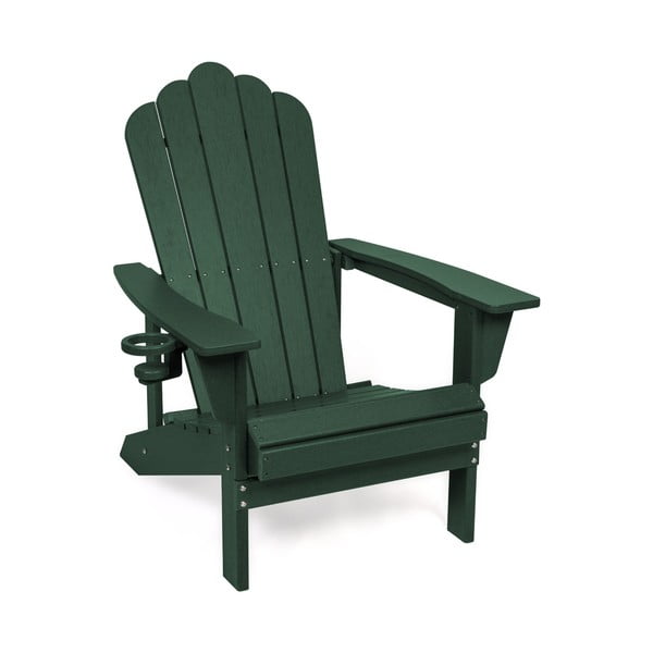 Zaļš plastmasas dārza atpūtas krēsls Adirondack – Bonami Selection