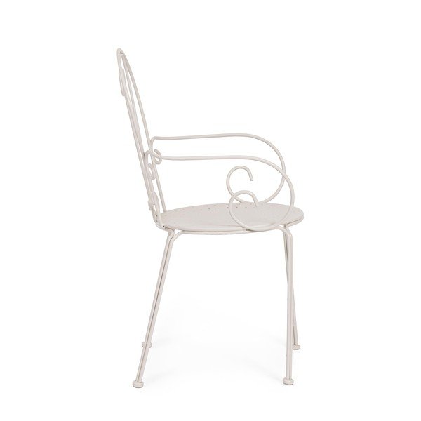 Bēšs metāla dārza krēsls Etienne – Bizzotto-image-3