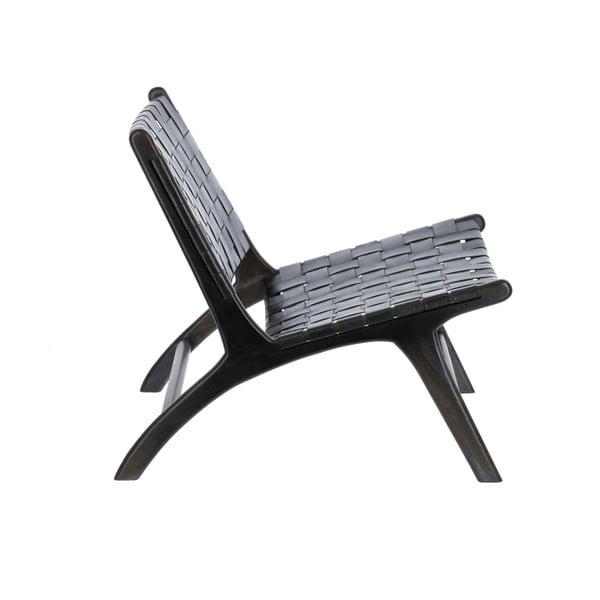 Melns krēsls ar pinumu Calixta – Kave Home-image-2