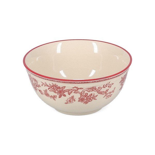 Bordo/ziloņkaula krāsas porcelāna bļodiņa Cyril – S|P Collection