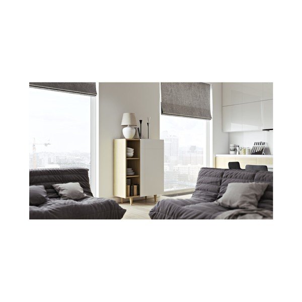 Balta kumode TemaHome Cruz-image-2
