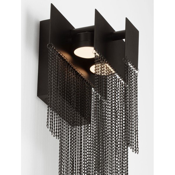 Matēti melna tērauda LED sienas lampa ar regulējamu spilgtumu Revια – Nova Luce-image-4