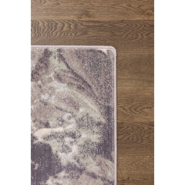 Pelēks vilnas paklājs 160x240 cm Daub – Agnella-image-3