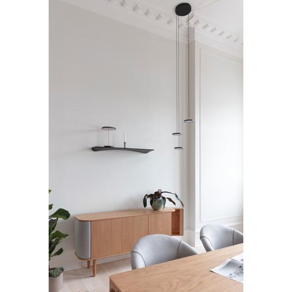 Melns griestu kabeļu turētājs 3 cm Asteria Micro Cluster – UMAGE-image-3