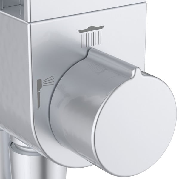 Matētas sudraba krāsas metāla dušas komplekts 110 cm ALU+ – Ideal Standard-image-3