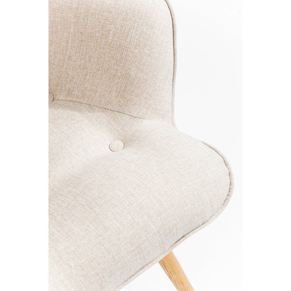 Balts atzveltnes krēsls Kare Design Vicky Ecru-image-4