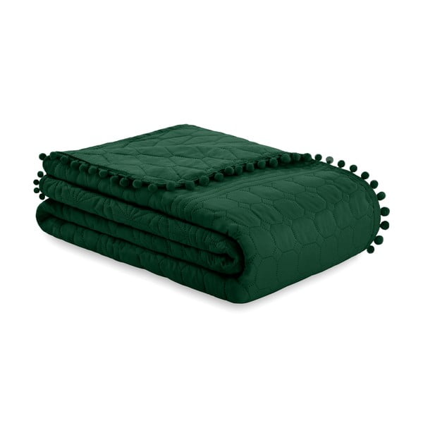 Zaļš gultas pārklājs 170x210 cm Meadore – Restilo-image-2