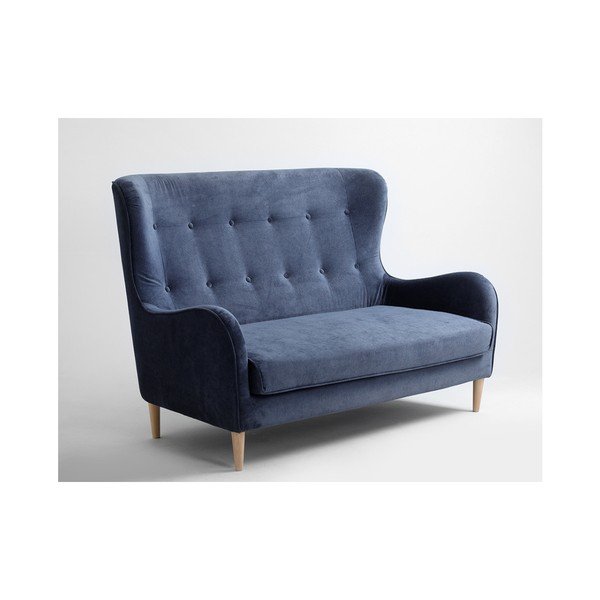 Tumši zils divvietīgs dīvāns Pielāgota forma Cozyboy-image-4