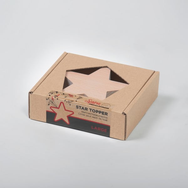 Ziemassvētku eglītes galotne no koka Spira Large-image-4