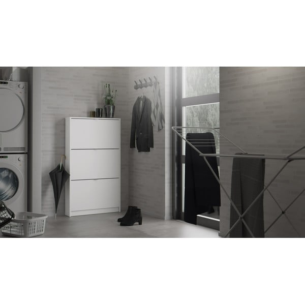 Balts atverams apavu plaukts Shoes – Tvilum-image-1