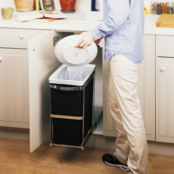 Plastmasas atkritumu tvertne 30 l – simplehuman-image-1