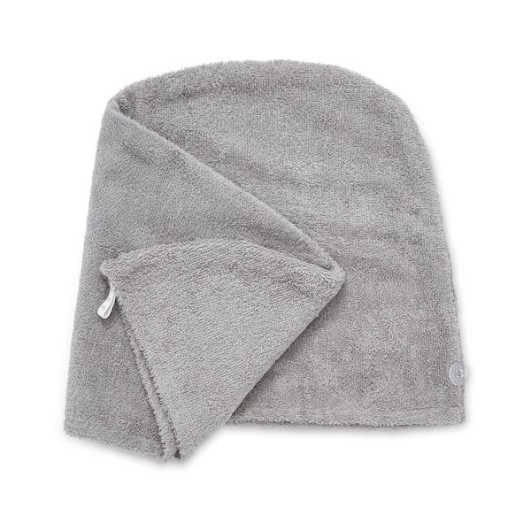 Pelēki ātri žūstoši kokvilnas matu dvieļi (2 gab.) 20x13 cm Quick Dry – Catherine Lansfield-image-2