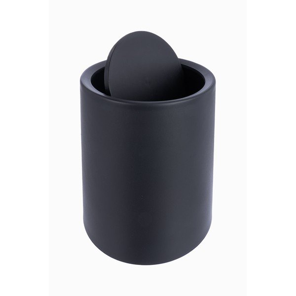 Melna plastmasas atkritumu tvertne 6 l – Orion-image-3