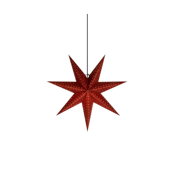Sarkans gaismas dekors ar Ziemassvētku motīvu ø 45 cm Embla – Markslöjd