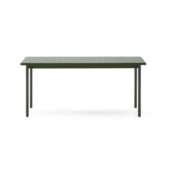 Tērauda dārza ēdamgalds 91x182 cm Maurina – Kave Home-image-2