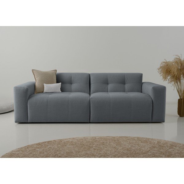Tumši pelēks dīvāns 220 cm Maxel – Scandic-image-1