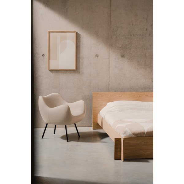 Bēšs vilnas atpūtas krēsls RM58 – noo.ma-image-2