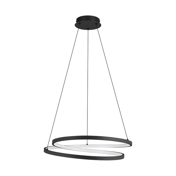 Melna LED piekaramā lampa ø 55 cm RUOTALE – EGLO